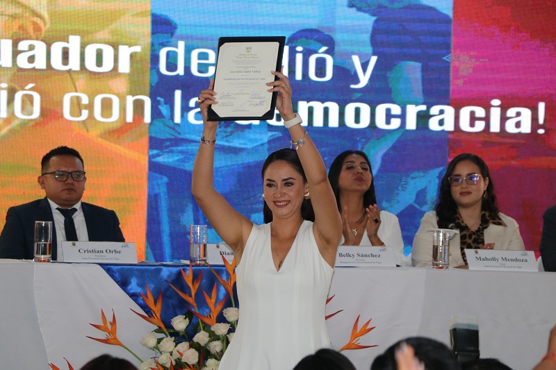 CNE entregó credenciales a Asambleístas electos por Napo