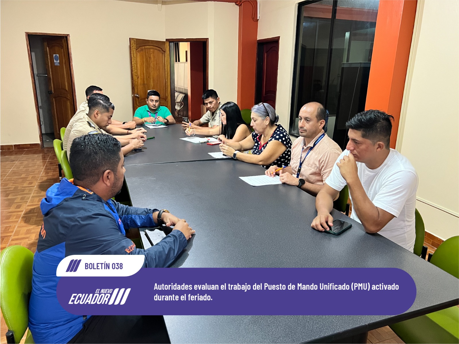 Autoridades participan del cierre del Puesto de Mando Unificado