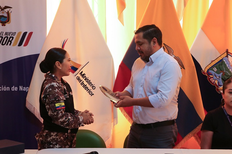 Capacitación al personal servidores del Cuerpo de Seguridad y Vigilancia Penitenciaria de Napo y Pastaza