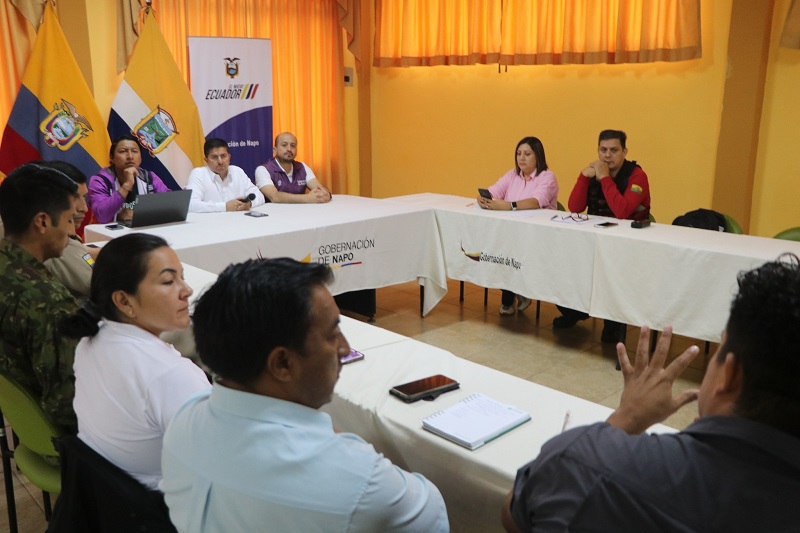 En Napo se activó el Puesto de Mando Unificado (PMU)